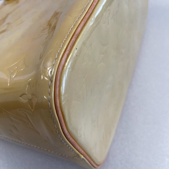 Louis Vuitton Vintage Houston Yellow Monogram Vernis Leather Tote - Preowned - Picture 9 of 16